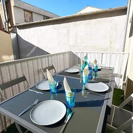 #sete Hyper-center Terrace Private Parking Apartamento Sète