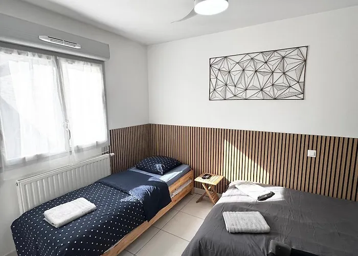 #sete Hyper-center Terrace Private Parking Lägenhet Sète